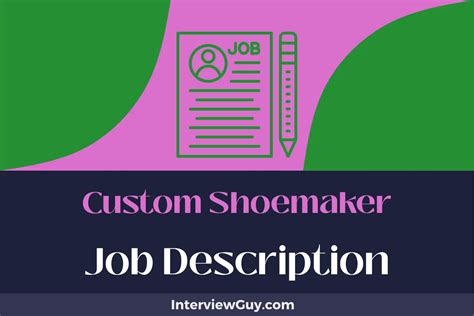 shoemaker salary|SHOEMAKER, CUSTOM .